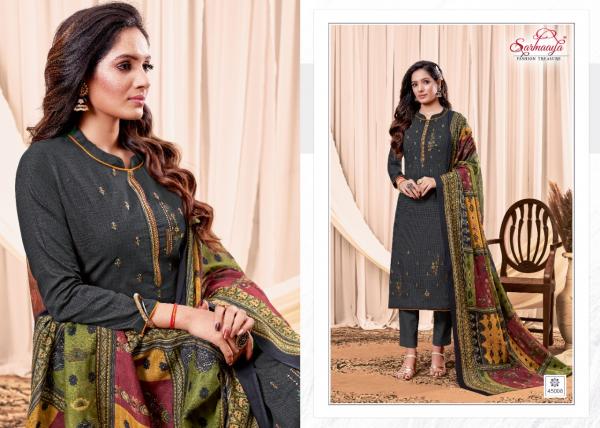 Sarmaaya Rihana Lawn Cotton Designer Dress Material